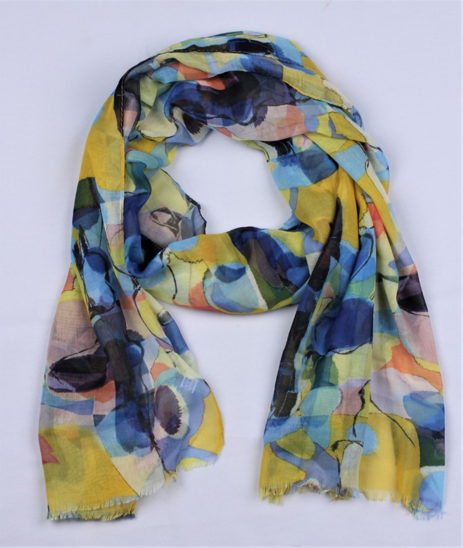 Alice & Lily printed scarf yellow Style : SC/4790YEL image 0